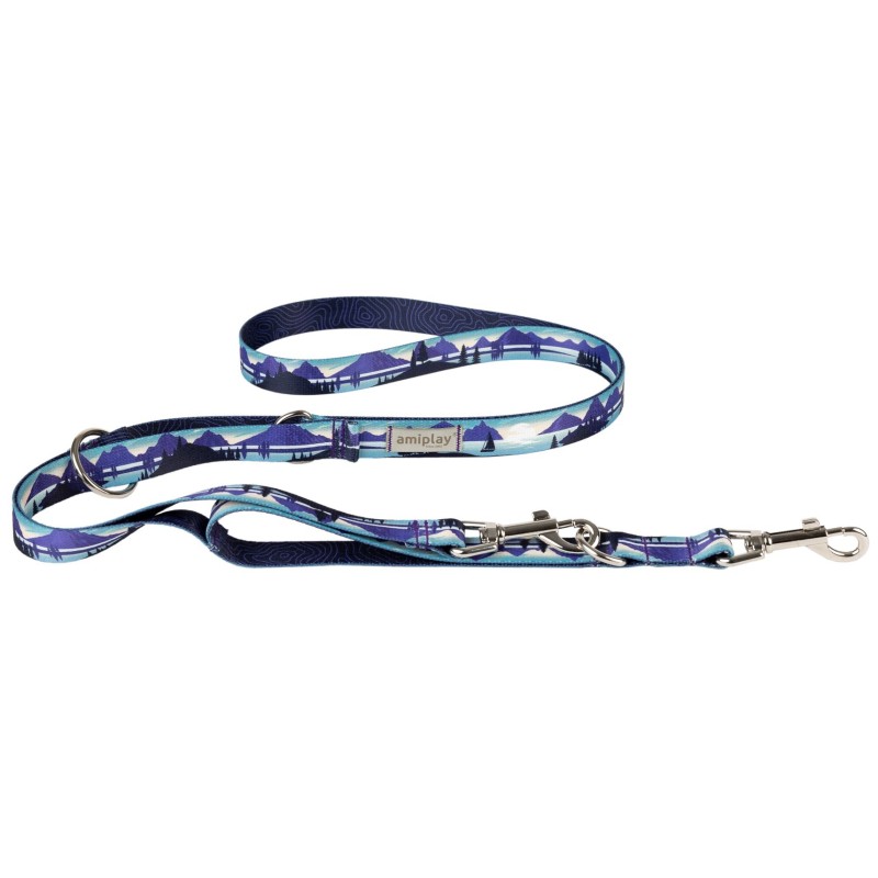 AMIPLAY Be Nature Smycz regulowana 7 in 1 - Trails L