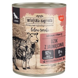 WIEJSKA ZAGRODA Senior Leśne smaki - Dzik z jagnięciną 800g