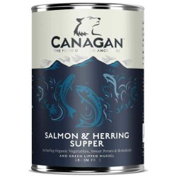 CANAGAN Dog Salmon and Herring Supper 400g (puszka)