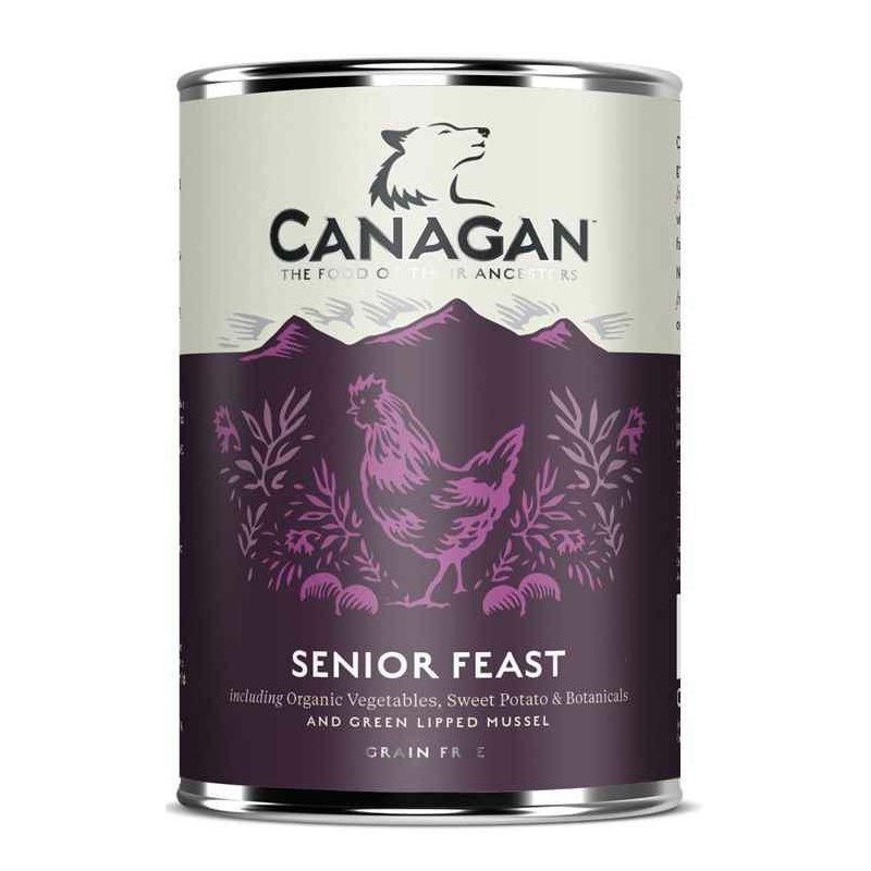 CANAGAN Dog Senior Feast 400g (puszka)