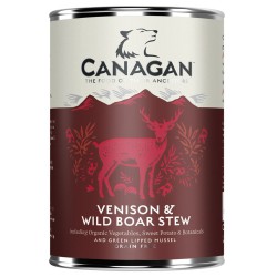 CANAGAN Dog Venison and Wild Boar Stew 400g (puszka)