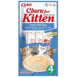 INABA CAT CHURU Kitten Tuna 4x 14g (56g)