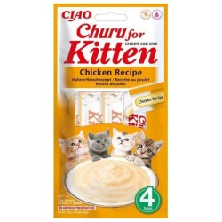 INABA CAT CHURU Kitten Chicken 4x 14g (56g)