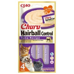 INABA CAT CHURU Hairball Tuna 4x 14g (56g)