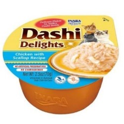 INABA CAT Dashi Delights Chicken Scallop 70g