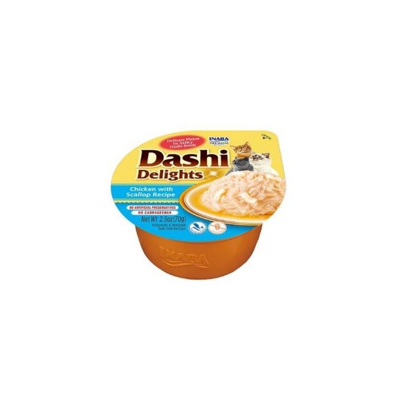 INABA CAT Dashi Delights Chicken Scallop 70g