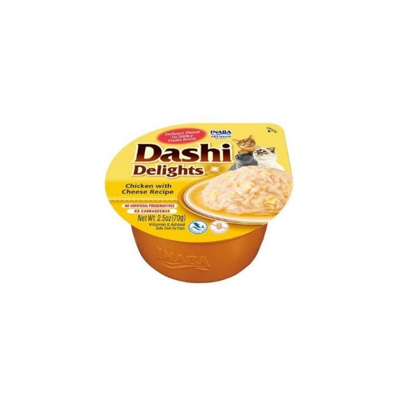 INABA CAT Dashi Delights Chicken Cheese 70g