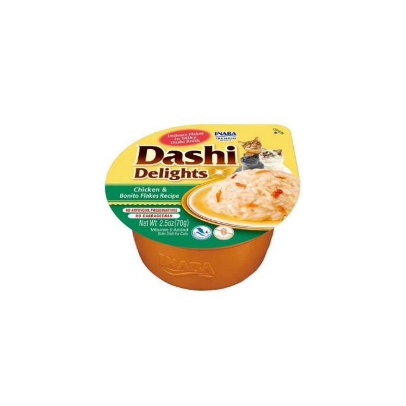 INABA CAT Dashi Delights Chicken Bonito Flakes 70g