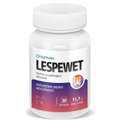 EUROWET Lespewet Pies - drogi moczowe, nerki 30 tabl.