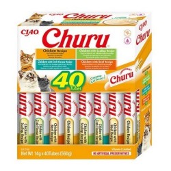 INABA CAT CHURU Variety Chicken 40x 14g (560g)
