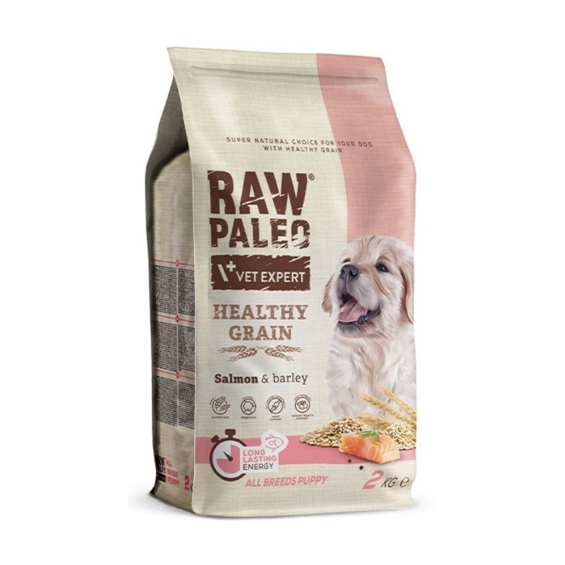 RAW PALEO Healthy Grain Salmon and Barley Puppy 10 kg