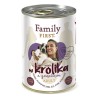FAMILY FIRST Dog Królik z gruszkami 400g (puszka)