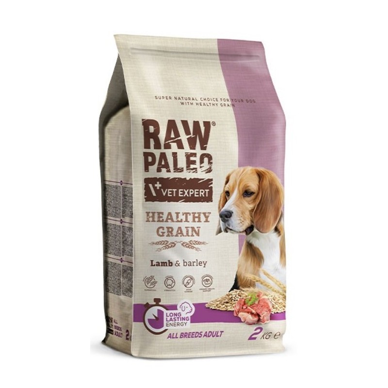 RAW PALEO Healthy Grain Lamb and Barley Adult 2kg