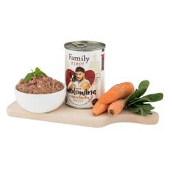 FAMILY FIRST Dog Wołowina z marchewką 400g (puszka)