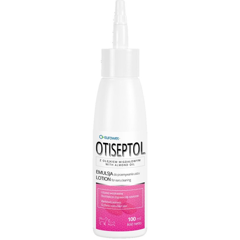 EUROWET Otiseptol do przemywania uszu 100ml