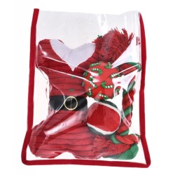 BARRY KING Zestaw zabawek świątecznych dla psa 4szt/op - czerwony