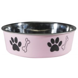 BARRY KING Miska antypoślizgowa z nadrukiem - różowa 0,7l