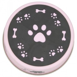 BARRY KING Miska antypoślizgowa z nadrukiem - różowa 0,7l