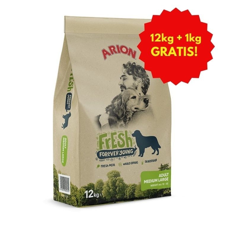 ARION Fresh Adult Medium Large 12kg + 1 kg GRATIS!