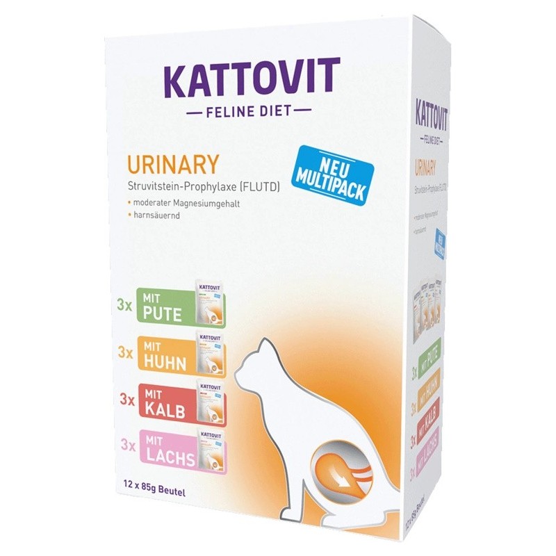 KATTOVIT Feline Diet Urinary Multipack 12x 85g