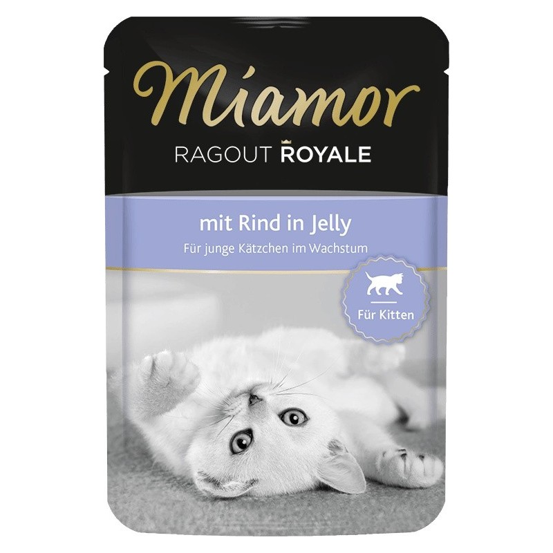 MIAMOR Ragout Royale Kitten - Wołowina w galaretce 100g