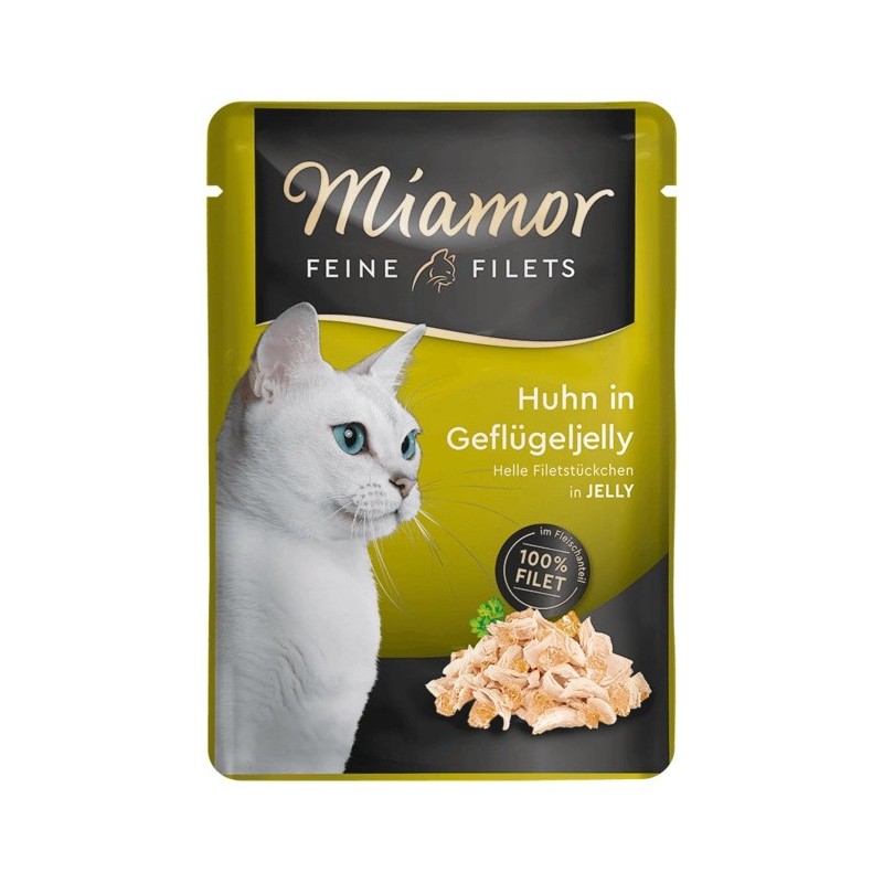 MIAMOR Feine Filets w galaretce saszetka - kurczak 12x 100g