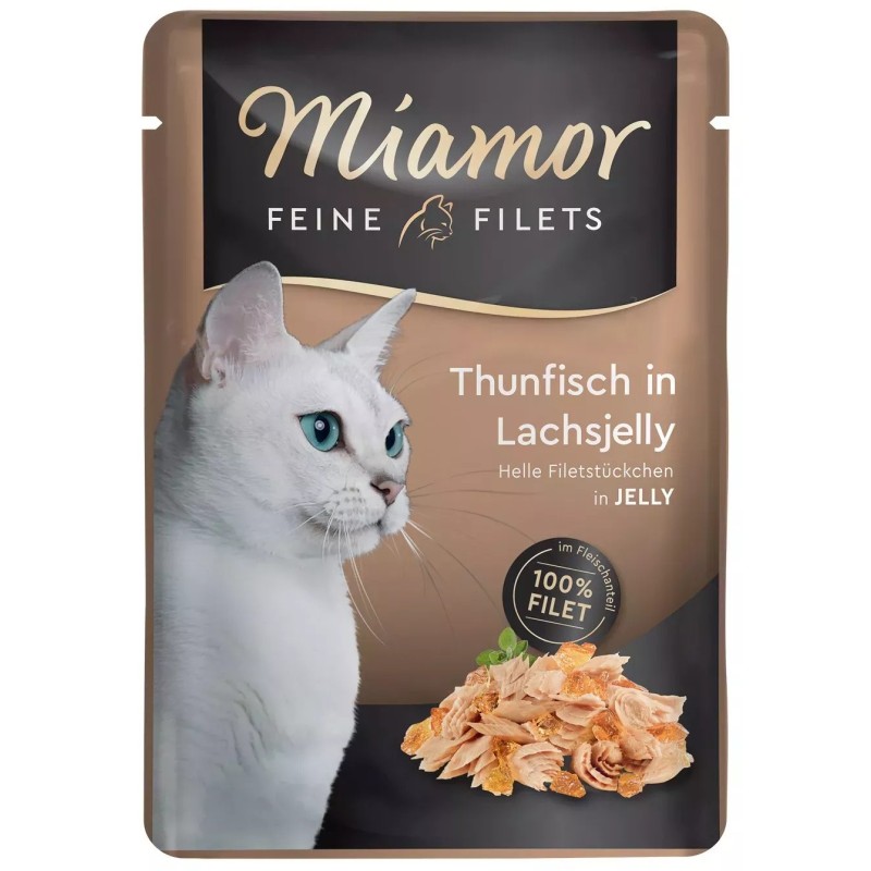 MIAMOR Feine Filets w galaretce saszetka - tuńczyk z łososiem 100g