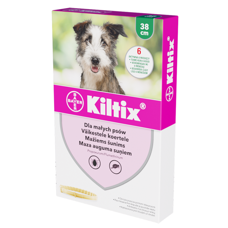 BAYER Obroża Kiltix dla psów 38 cm