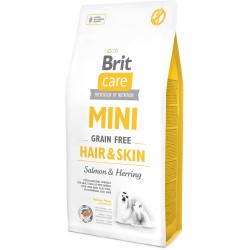 BRIT CARE Mini Hair and Skin - Salmon and Herring 7kg PROMO Uszkodzenie ubytek