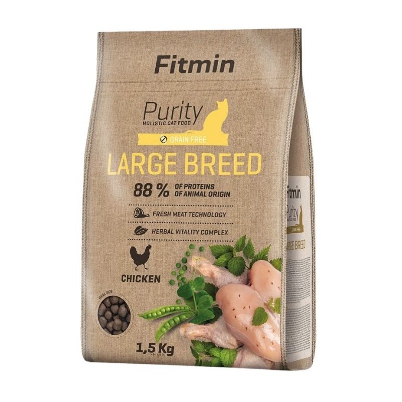 FITMIN Cat Purity Large Breed 2x 10 kg