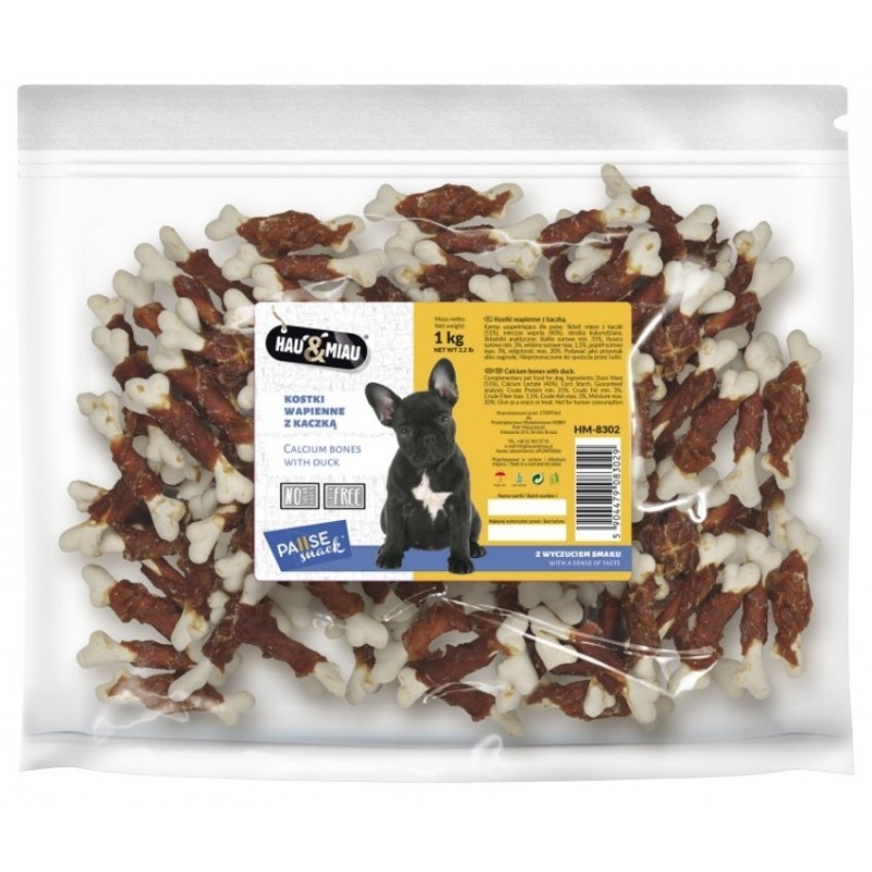 HAU MIAU pałka z kaczką 1kg