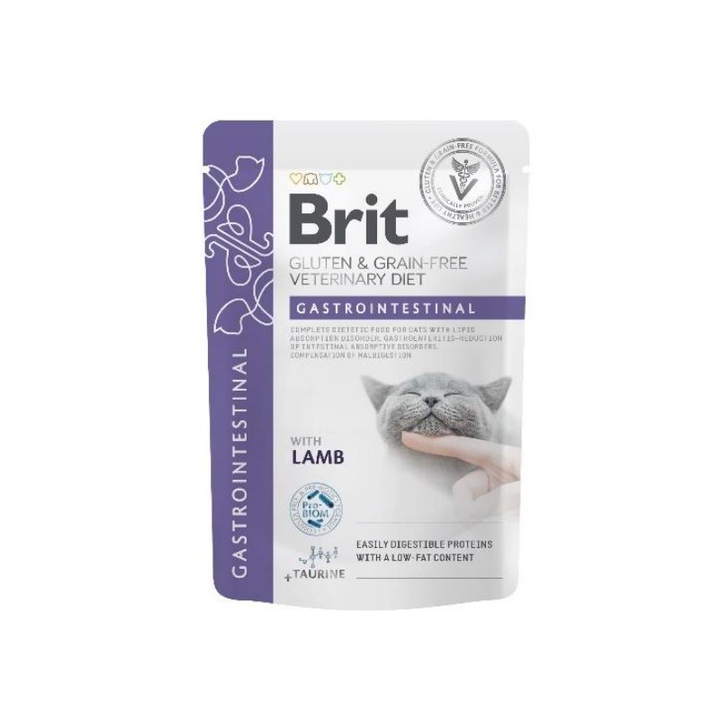 BRIT Veterinary Diets Cat Pouches Gastrointestinal 85g