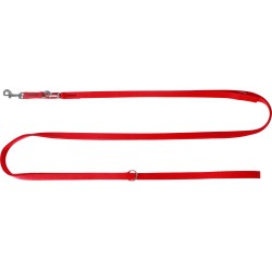 DINGO Smycz przepinana 1,6 x 200 - 400 cm - czerwony