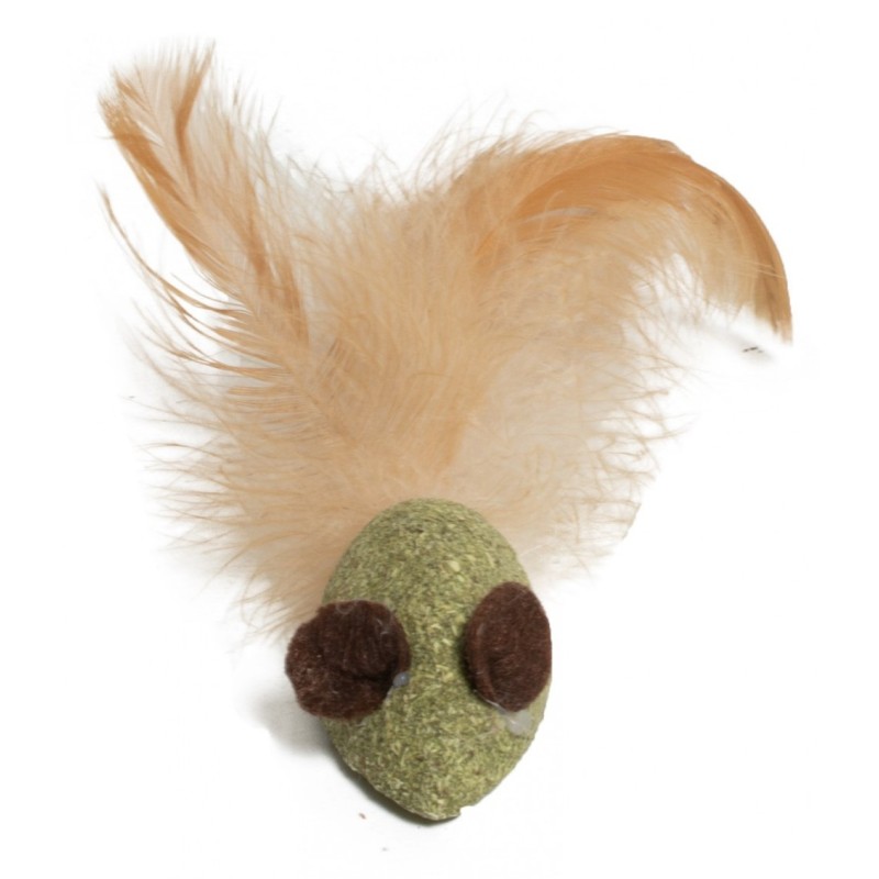 FARM COMPANY Mysz z piórkiem i kocimiętką 8 cm