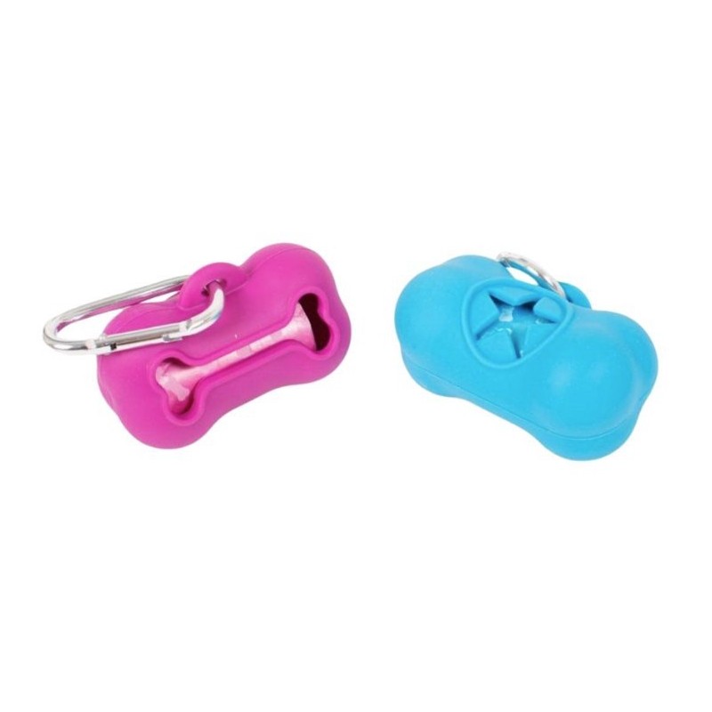 FARM COMPANY Silikonowy pojemnik Kość na woreczki na psie odchody + 15 woreczków