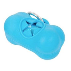 FARM COMPANY Silikonowy pojemnik Kość na woreczki na psie odchody + 15 woreczków