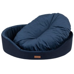 AMIPLAY Legowisko owalne Siena - Granatowy XL