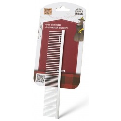 BARRY KING Zgrzebło dla zwierząt 7,8 x 16,3 cm - szary 2,9 x 17 cm