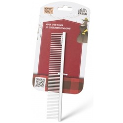 BARRY KING Zgrzebło dla zwierząt 7,8 x 16,3 cm - szary 3,4 x 18,2 cm