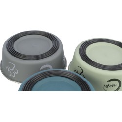 TRIXIE miska ze stali nierdzewnej z plastikową powłoką - różne kolory 0,75l