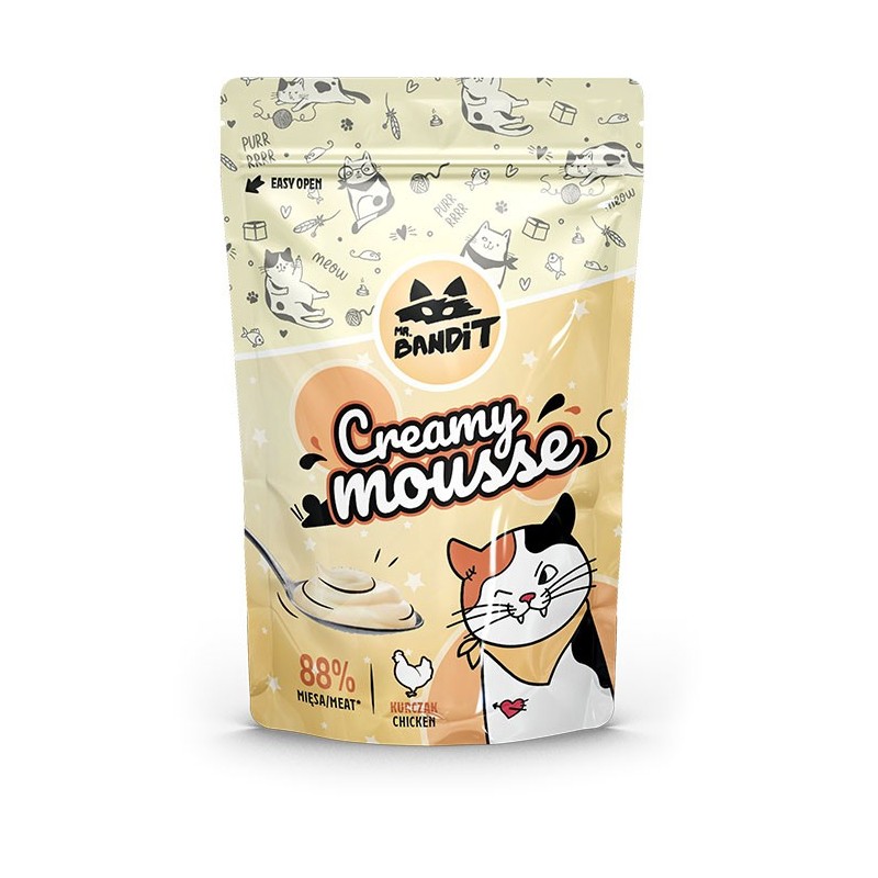 MR. BANDIT Cat Creamy Mousse Chicken - kurczak 60g