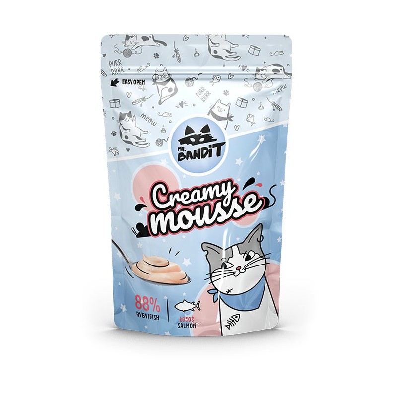 MR. BANDIT Cat Creamy Mousse Salmon - Łosoś 60g