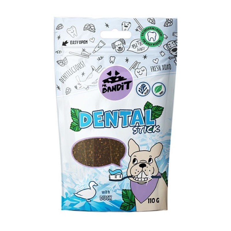 MR. BANDIT Dental Sticks with Duck - Kaczka 110g