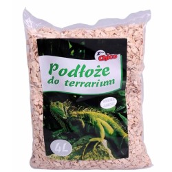 CHICO TERRA podłoże do terrarium BUKOWE 4L grube 11 - 16 mm,