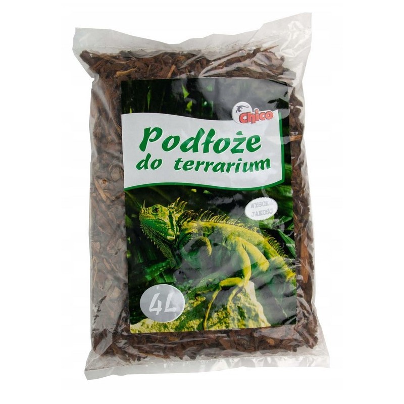 CHICO TERRA podłoże do terrarium KORA 4L mała 5 - 15 mm