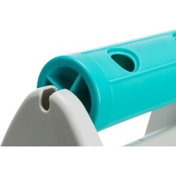 TRIXIE Rolka na przekąski dla królika/gryzoni  z podstawą - szara/turkusowa