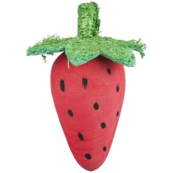 TRIXIE Zestaw zabawek - truskawka i burak dla królika/gryzoni z drewna i trukwy 6/9 cm