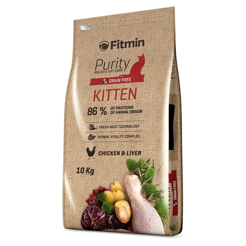 FITMIN Cat Purity Kitten 10kg PROMO Uszkodzenie