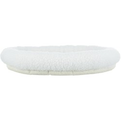 TRIXIE Legowisko w kształcie głowy królika dla królika 40 x 33 cm - owalne, białe