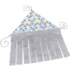 TRIXIE Hamak Sunny dla królików 41 x 27 x 23 cm - wielokolorowe/szare